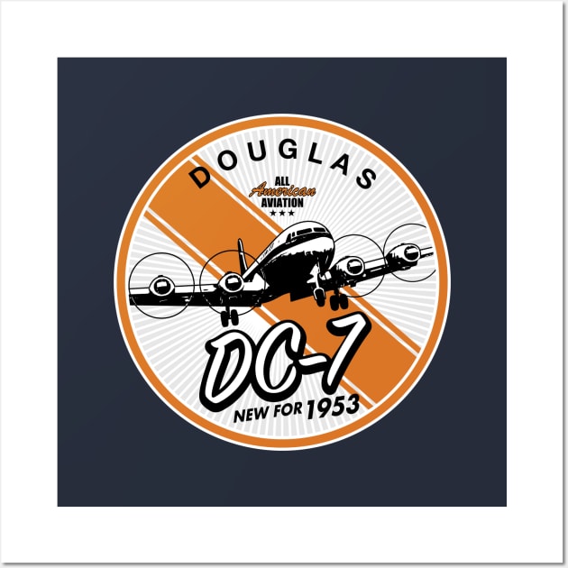 Douglas DC-7 Wall Art by Tailgunnerstudios